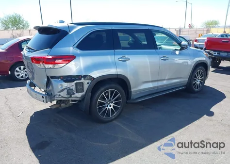2018 Toyota Highlander Se from USA, damaged, VIN 5TDKZRFH8JS538170